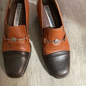 Brown slip on